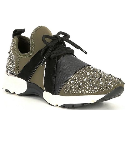Kenneth Cole - Lament Bling Embellished Lace-Up Sneakers