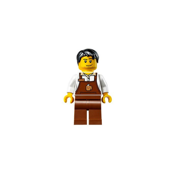 LEGO Christmas Train Ride Barista Minifigure
