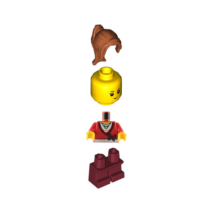 LEGO Girl with Sweater and Necklace Minifigure