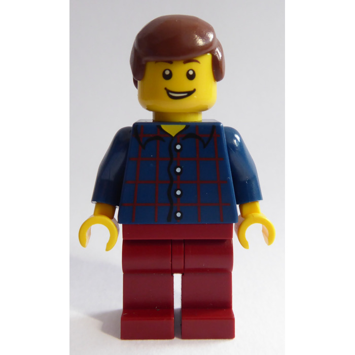 LEGO Christmas Tree Man with Plaid Shirt Minifigure