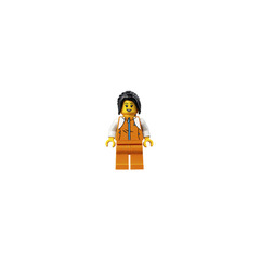 LEGO Woman in orange jacket Minifigure