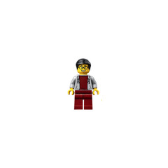 LEGO Man with hoodie Minifigure