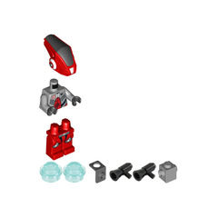 LEGO Red Robot Sidekick with Jet Pack Minifigure