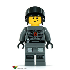 LEGO Space Police 3 Officer 8 Minifigure