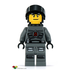 LEGO Space Police 3 Officer 4 with Airtanks Minifigure