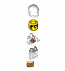 LEGO Mars Miner Unshaven and Messy Hair Minifigure