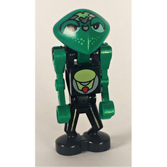 LEGO Rigel Alien Minifigure, Black Legs and Body with Green Arms and Head