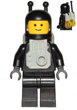 LEGO Classic Space Black with Jetpack (1558) Minifigure