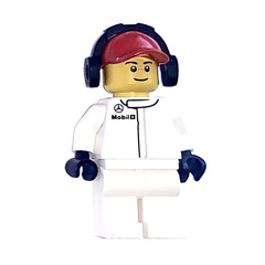 LEGO McLaren Mercedes Pit Crew Member Minifigure