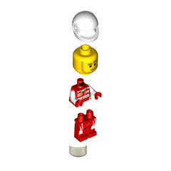 LEGO Scuderia Ferrari SF16-H Driver Minifigure