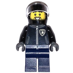 LEGO Lamborghini Countach Driver Minifigure