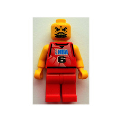 LEGO NBA player, Number 6 Minifigure