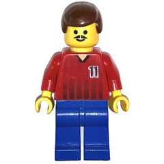 LEGO Player No.11 for Red/Blue Team Football Minifigure