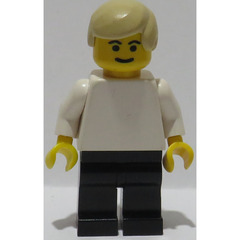 LEGO White and Black Team Player 2 Minifigure