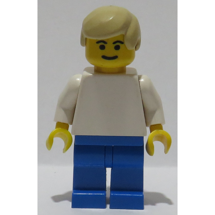 LEGO White and Blue Team Player 2 Minifigure