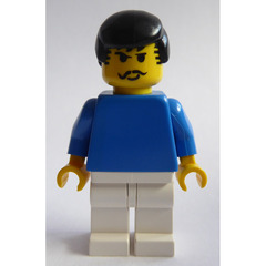 LEGO Soccer Player Blue/White Team Minifigure