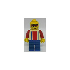 LEGO Red and Blue Team Player with Number 3 Minifigure