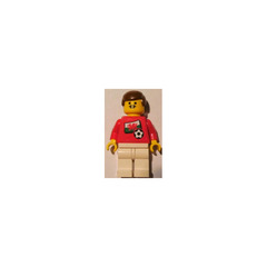 LEGO Welsh Football Player with Moustache with Stickers Minifigure