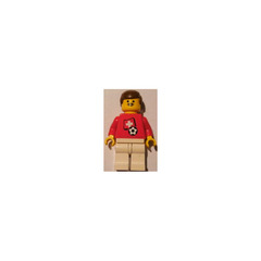 LEGO Swiss Football Player with Moustache with Stickers Minifigure