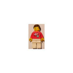 LEGO Norvegian Football Player with Standard Grin with Stickers Minifigure