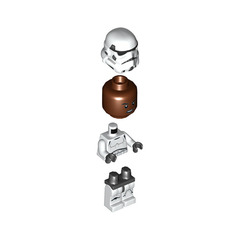 LEGO Stormtrooper with Reddish Brown Head Minifigure