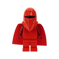 LEGO Royal Guard with Dark Red Arms and Hands Minifigure (Standard Cape)
