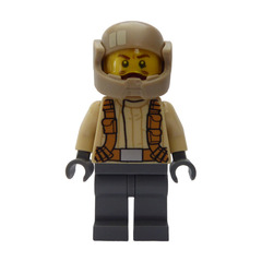 LEGO Resistance Trooper with Light Tan Jacket and Moustache (75131) Minifigure