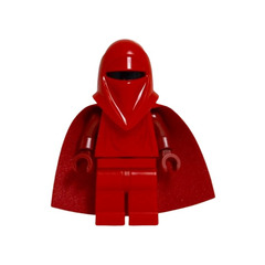 LEGO Royal Guard with Dark Red Arms and Hands Minifigure (Stretchable Cape)