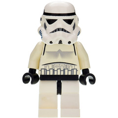LEGO Stormtrooper (Black Head, Dotted Mouthpiece Pattern) Minifigure