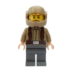 LEGO Resistance Trooper with Dark Tan Jacket and Frown (75131) Minifigure