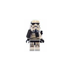 LEGO Sandtrooper (Black Pauldron, Survival Backpack) Minifigure