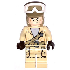 LEGO Rebel Trooper - Goggle, Dark Tan Helmet Minifigure
