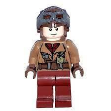 LEGO Naboo Fighter Pilot with Medium Dark Flesh Jacket Minifigure