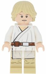 LEGO Luke Skywalker in Tatooine robes with tousled hair Minifigure