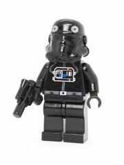 LEGO TIE Interceptor Pilot Minifigure with Black Head