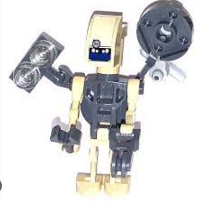 LEGO EV-A4-D Minifigure with Sticker