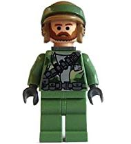 LEGO Rebel Commando Beard Minifigure