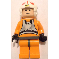 LEGO Luke Skywalker with Pilot Outfit Minifigure (Light Flesh Head)