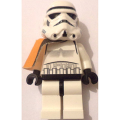 LEGO Stormtrooper with Pauldron Minifigure with Black head and Dotted Mouth