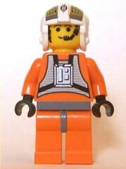 LEGO Y-wing Rebel Pilot, Dutch Vander Minifigure with Dark Stone Gray Hips