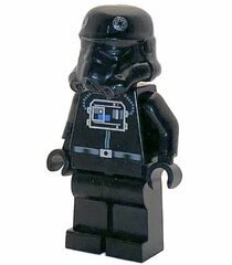LEGO TIE Fighter Pilot Minifigure with Reddish Brown Head