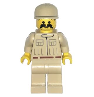 LEGO Rebel Technician with Moustache and Stubble Minifigure