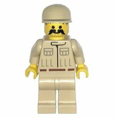 LEGO Rebel Technician with Moustache and Stubble Minifigure