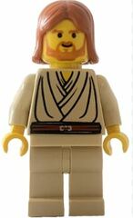 LEGO Obi-Wan Kenobi (Young) with Dark Orange Hair and no Headset Minifigure
