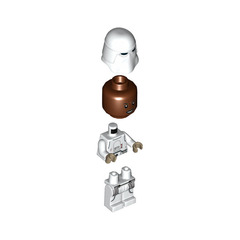 LEGO Snowtrooper with Reddish Brown Head, Female Minifigure