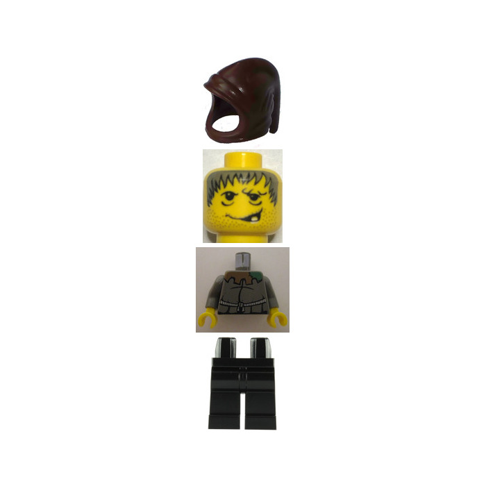LEGO Hunchback Without D-Basket Minifigure