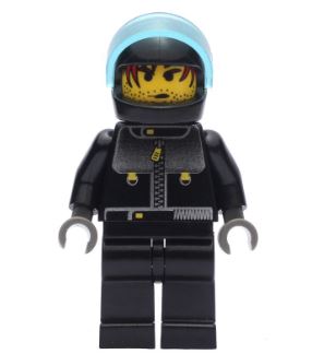 LEGO Driver Actor with Black Helmet Minifigure