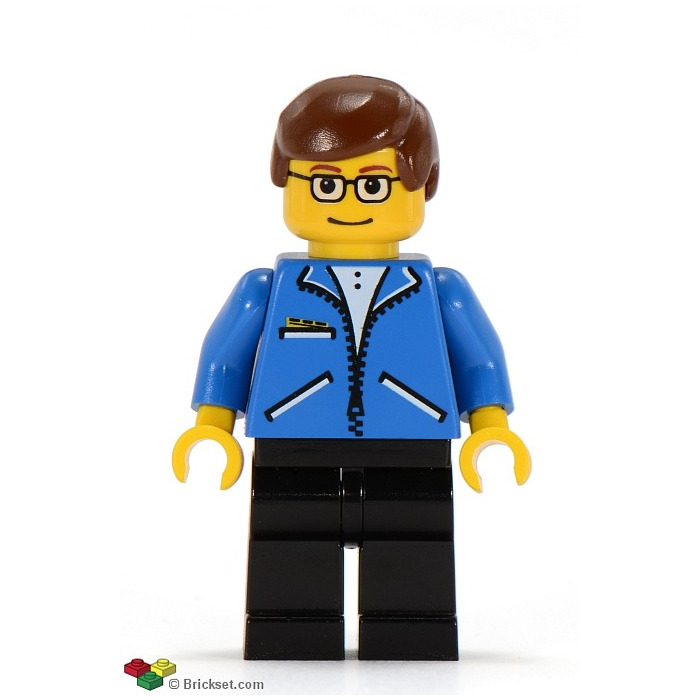 LEGO Peter Parker with Blue Jacket Minifigure