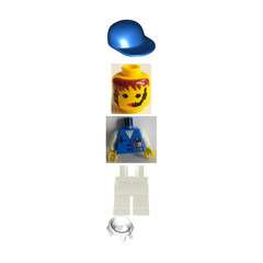 LEGO Studios Female Assisstant Minifigure