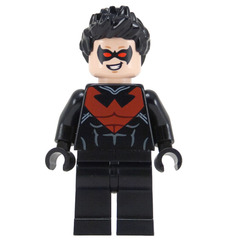 LEGO Nightwing with Red Logo Suit Minifigure